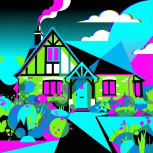 Starke Vektorzeichnung - Cyber Glitch