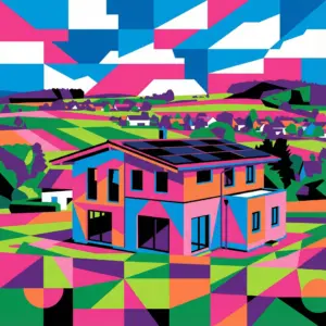 Geometrisch - Neon
