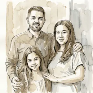 Tintenzeichnung - Naturgeflüster