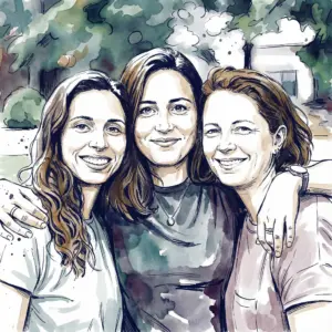 Tintenzeichnung - Monochrom