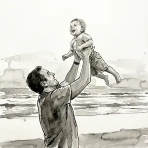 Tintenzeichnung - Neutral