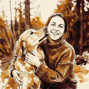 Tintenzeichnung - Sepia