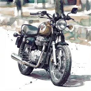 Tintenzeichnung - Monochrom